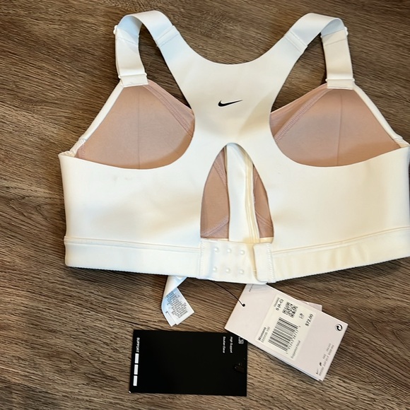Nike Alpha Bra - High Support - white, Sz Small NWT - Picture 4 of 4